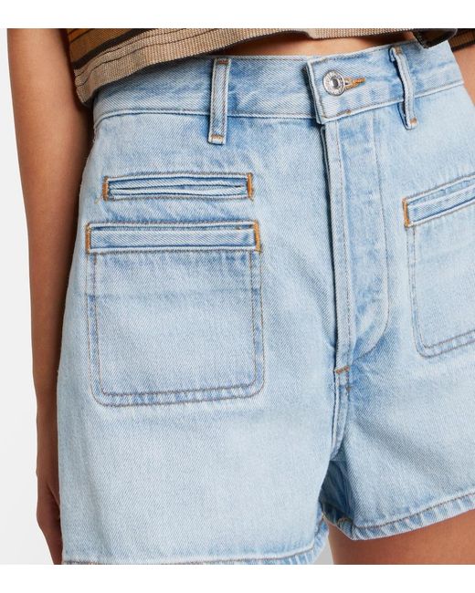 Citizens of Humanity Blue Marlow Denim Shorts