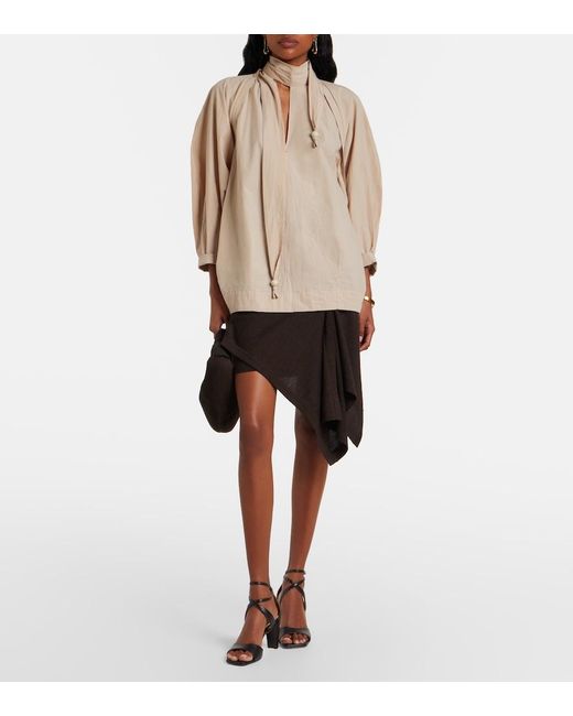 Lemaire Black Cross Leather Sandals