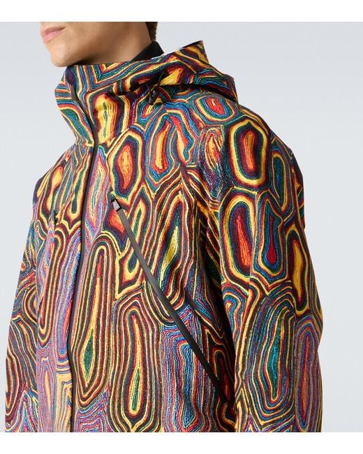 Aztech Mountain Multicolor Hayden Printed Ski Jacket for men