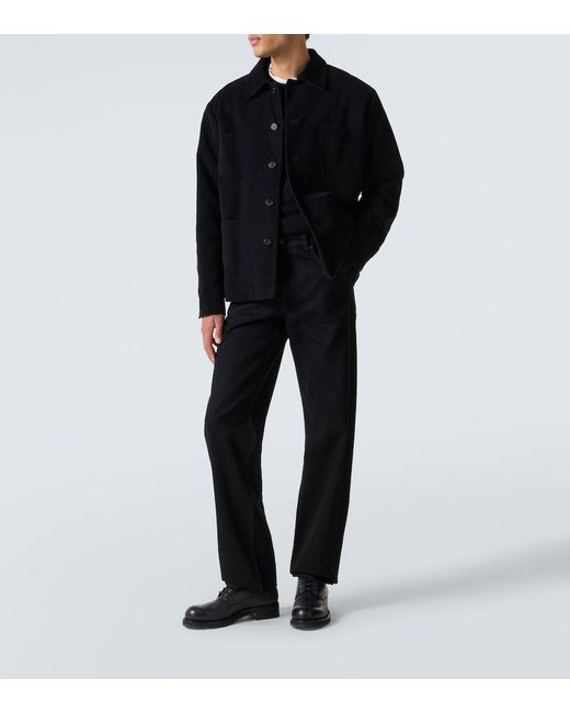 The Row Black Kian Cotton Jacket for men