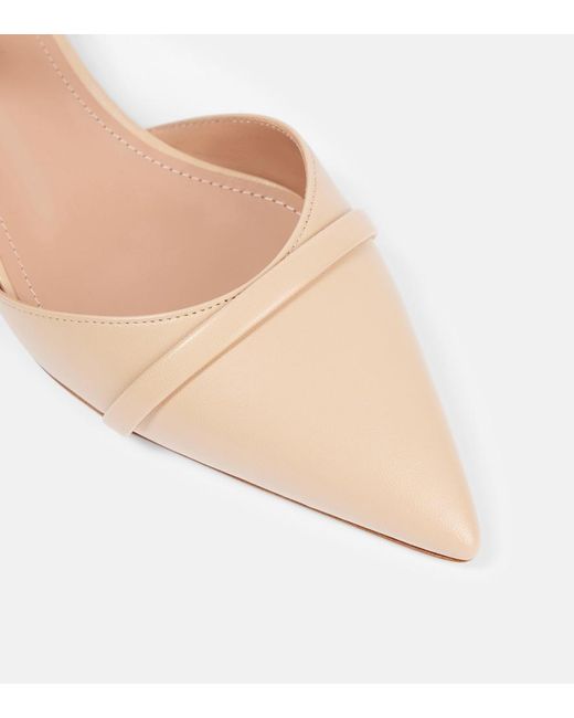 Malone Souliers Natural Ulla Leather Flats