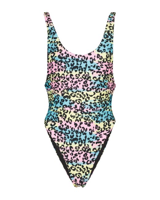Maillot De Bain Funky Imprime Leopard Synthetique Reina Olga Lyst