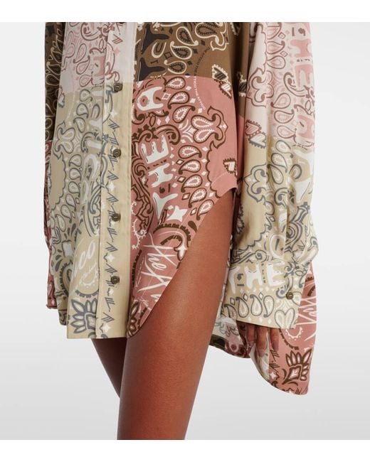 Camicia Oversize Bandana di The Attico in Multicolor