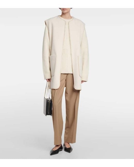 Totême  Natural Pullover Aus Wolle