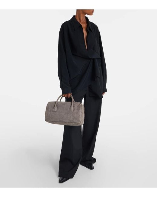 Sac America Medium En Cuir Calvin Klein en coloris Gray