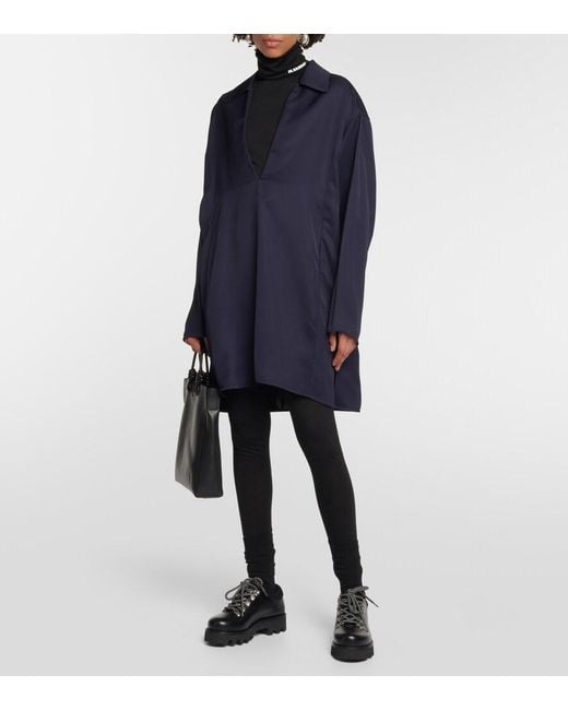 Jil Sander Black Logo Leggings