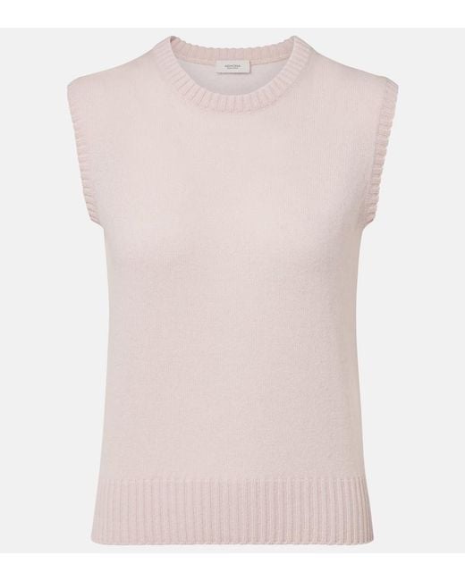 Agnona Pink Cashmere Vest