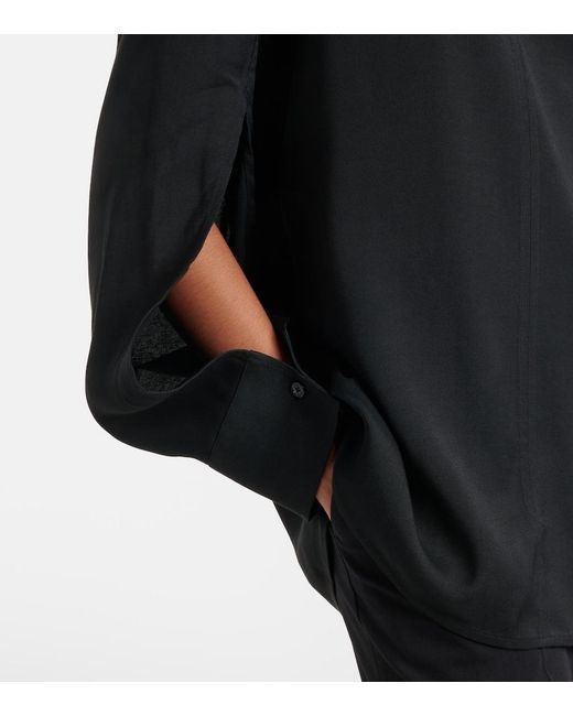 Totême  Black Oversized Blouse