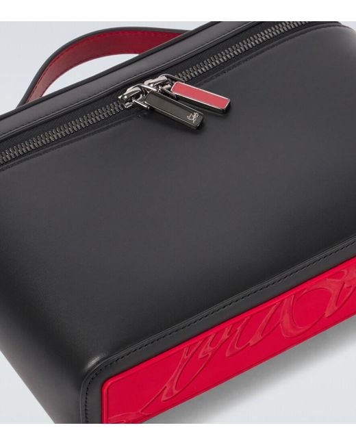 Christian Louboutin Black Kypipouch Leather Cross Body Bag for men