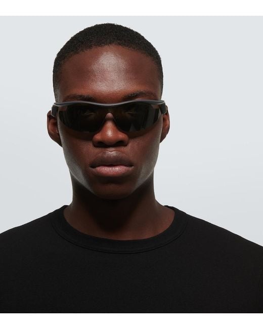 Dior Gray Runindior S1U Shield Sunglasses for men