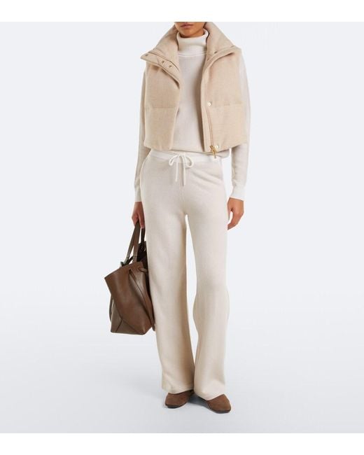 Eleventy Natural Wool Down Vest