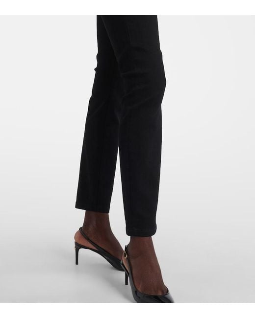 Dolce & Gabbana Black Mid-Rise Skinny Jeans