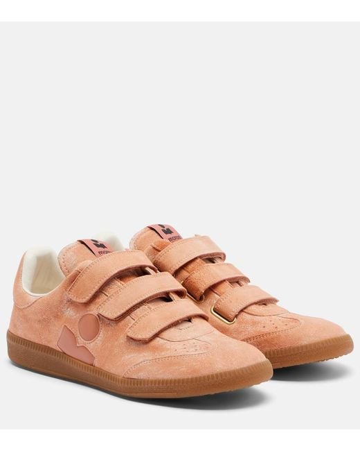 Isabel Marant Brown Beth Suede Sneakers