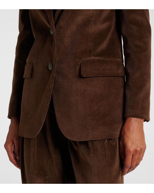 Altuzarra Brown Jules Cotton Corduroy Blazer