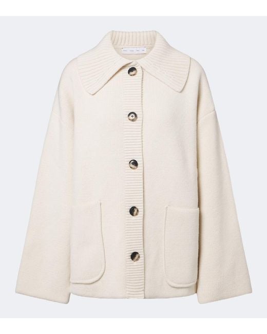 Proenza Schouler Natural Nelly Wool Jacket