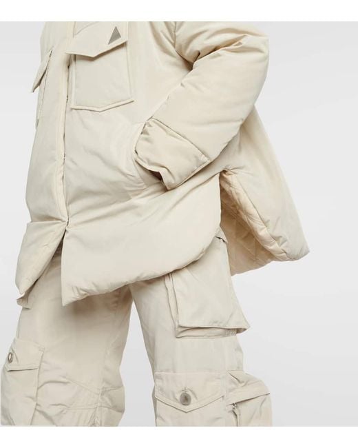 Abrigo Acolchado The Attico de color Natural