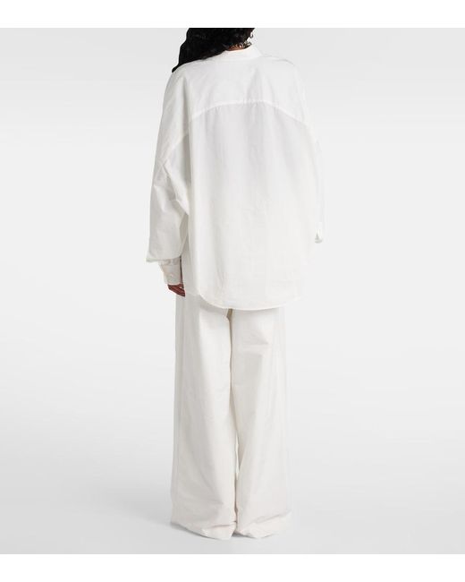 Dries Van Noten White Oversized Shirt