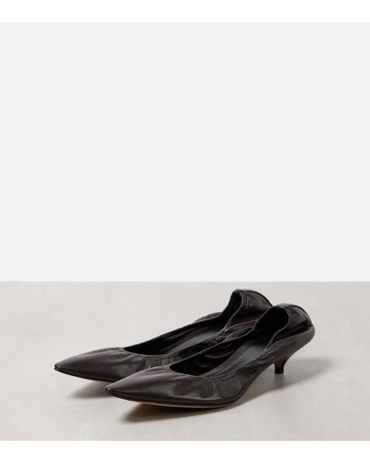 The Row Black Pumps Liisa Aus Leder