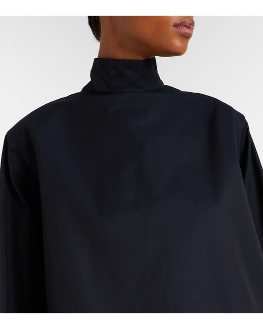 Alaïa Black Reversible Cotton Gabardine Jacket