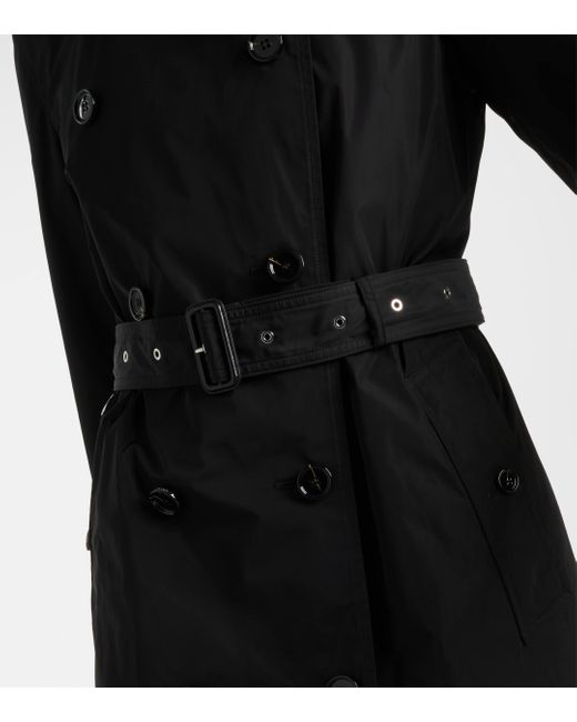 Burberry Black Double-breasted Trench Coat