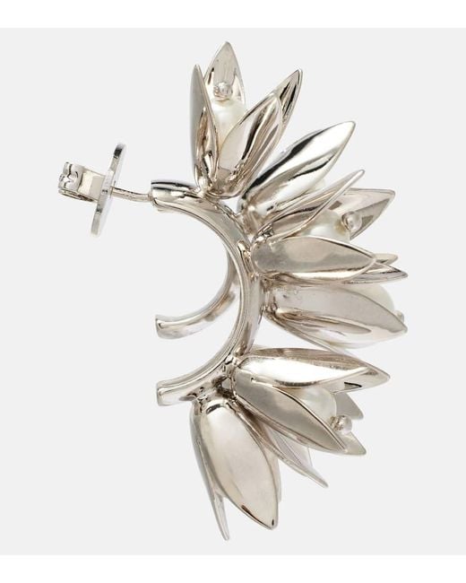 Simone Rocha Metallic Ohrringe Mit Zierperlen