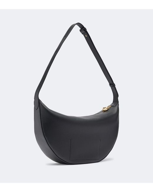 Joseph Metallic Bean Large Leather Shoulder Bag
