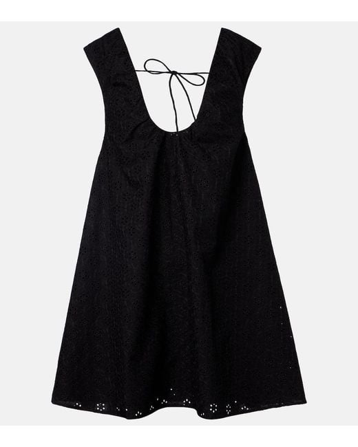 Faithfull The Brand Black Minikleid Juana