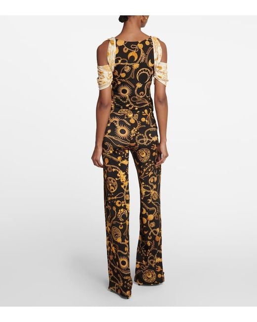 Top Con Stampa E Cut-Out di MARINE SERRE in Orange