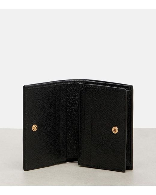 Gucci Black Double G Mini Leather Wallet