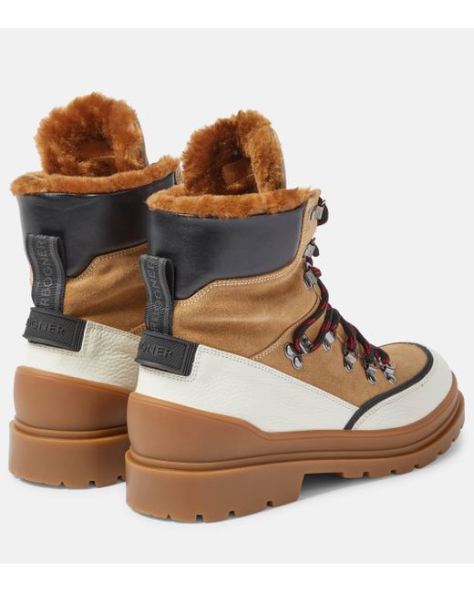 Bogner Brown St.moritz Ankle Boots With Spikes