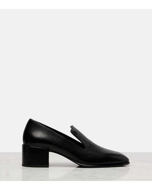 Jimmy Choo Black Pumps Eliot Slippers 45 Aus Leder