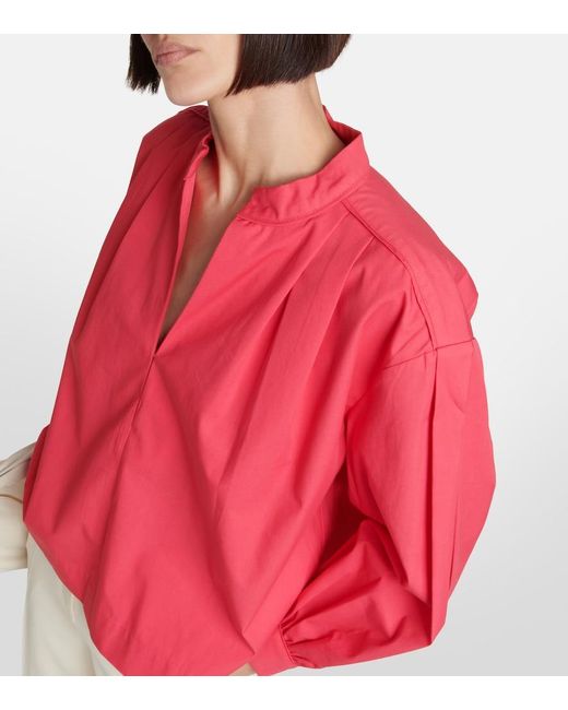 Co. Pink V-Neck Tton Blouse