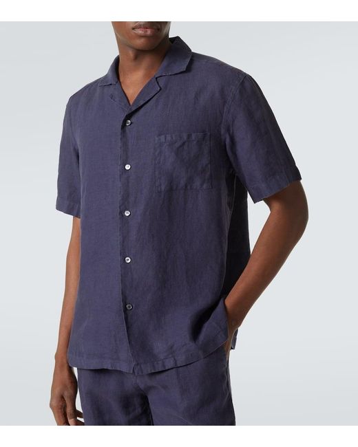 Camicia di Thom Sweeney in Blue da Uomo