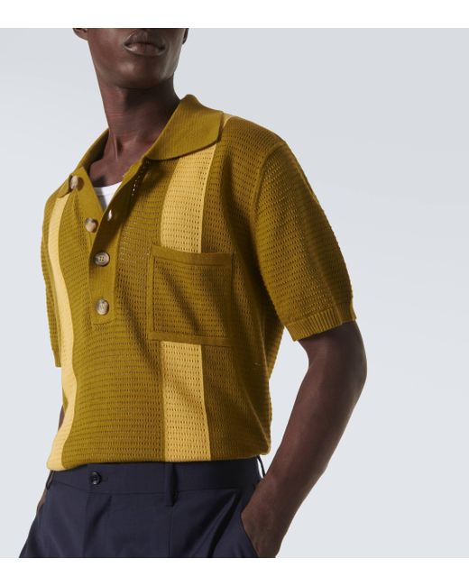 Polo Clemente en coton Frescobol Carioca pour homme en coloris Yellow