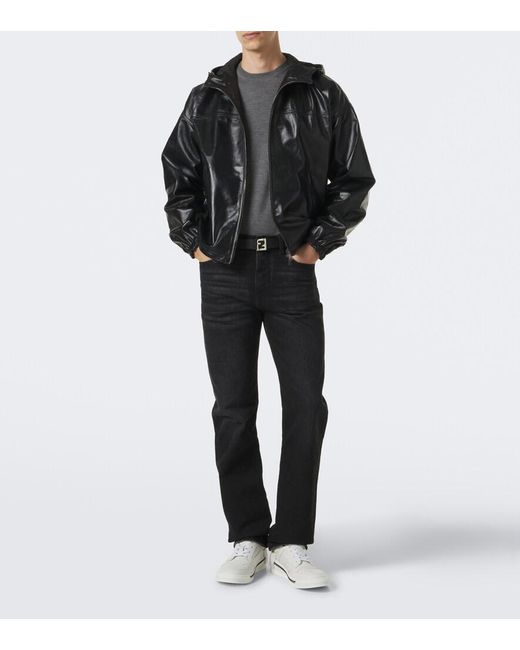 Fendi White Leather Sneakers for men