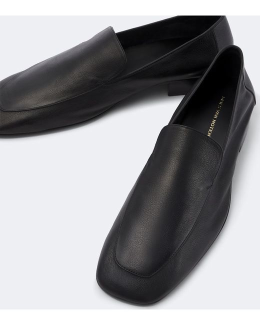 Dries Van Noten Gray Leather Loafers for men
