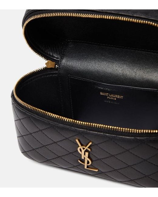 Saint Laurent Black Gaby Quilted Leather Bag