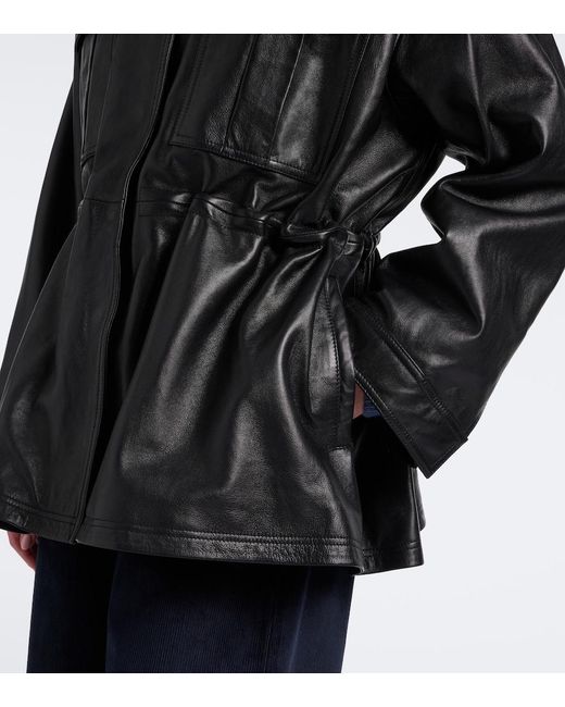 Rohe Black Leather Jacket