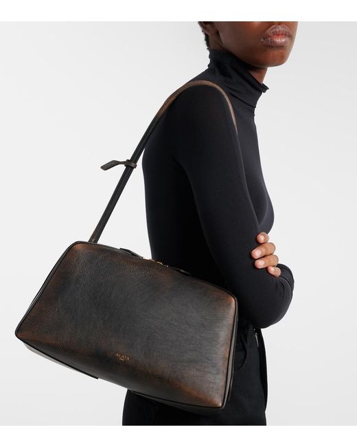 Alaïa Black Le Bouledogue Leather Shoulder Bag