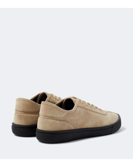The Row White Suede Sneakers for men