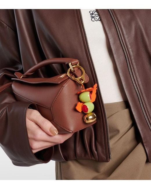 Loewe White Bag Charm