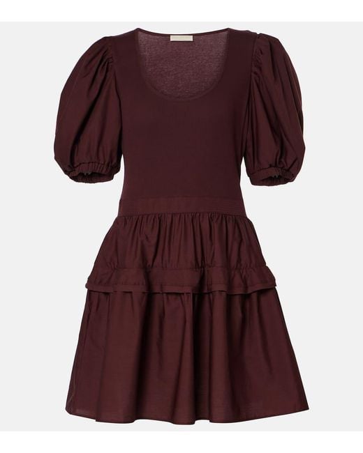 Robe Tilda En Coton Melange Ulla Johnson en coloris Purple