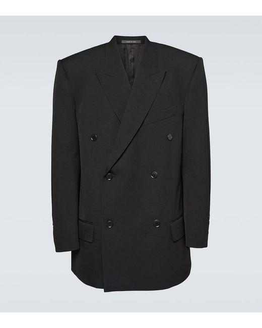 Balenciaga Blazer aus Wolle in Black für Herren