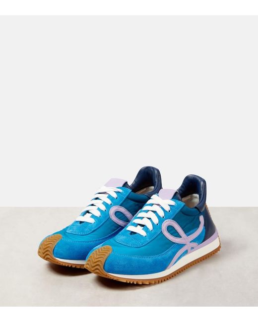 Zapatillas Flow Runner 2.0 Con Ante Loewe de color Blue