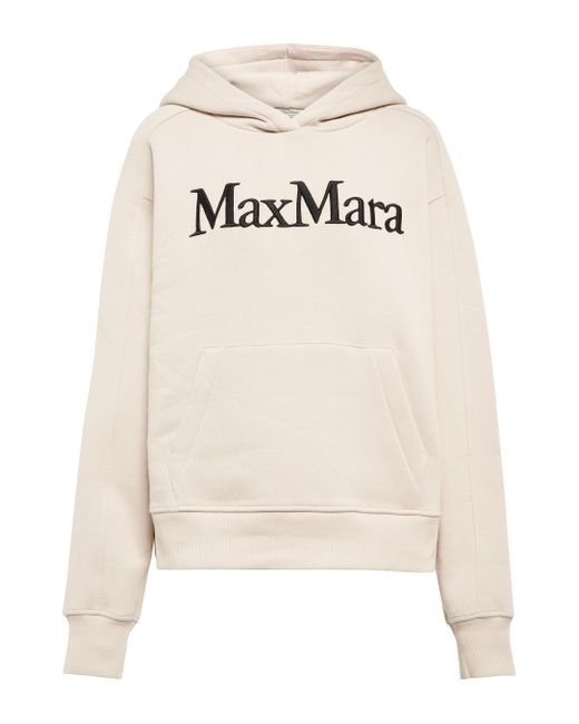 Max Mara White Dandy Cotton-blend Hoodie