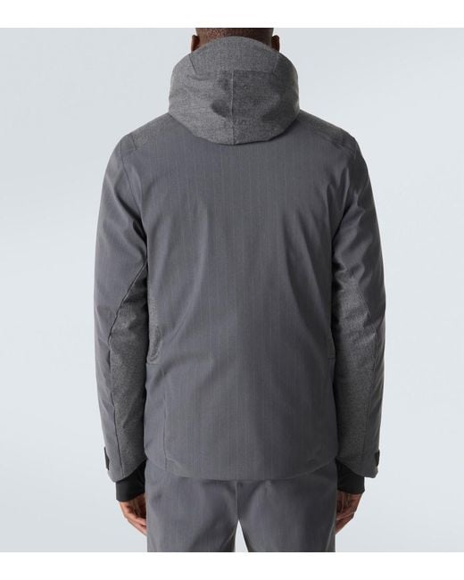 Sease Gray Trace 2.0 Pinstripe Down Jacket for men