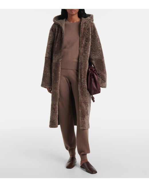 Joseph Brown Wendbarer Mantel Aus Shearling Und Leder