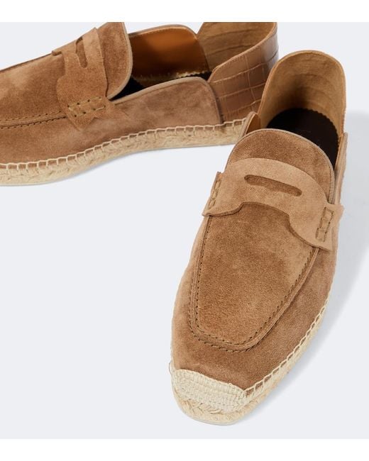 Christian Louboutin Paquepapa No Back Brown Espadrilles for men