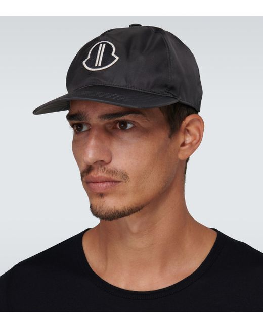 Rick Owens Moncler + Baseball Cap in Black for Men | Lyst