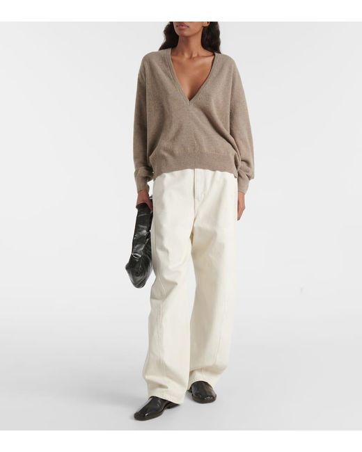 Pullover in misto lana di Lemaire in Brown